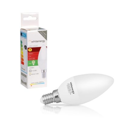 WE LED žárovka SMD2835 C37 E14 7W teplá bílá - Image 2