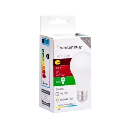 WE LED žárovka SMD2835 A60 E27 10W teplá bílá - Image 2