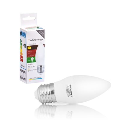 WE LED žárovka SMD2835 C37 E27 5W teplá bílá - Image 2