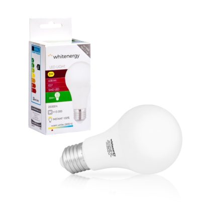 WE LED žárovka SMD2835 A60 E27 8W teplá bílá - Image 2