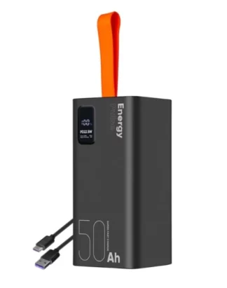 Powerbanka EnergyPulse, 50000mAh - černá