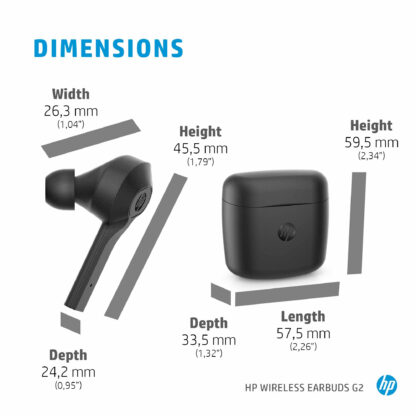 Bezdrátová sluchátka HP Wireless Earbuds G2 - Image 4